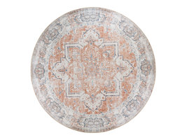 Havana vloerkleed Ã˜200 cm blauw,oranje.