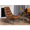 Milford fauteuil cognac.