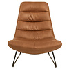 Milford fauteuil cognac.