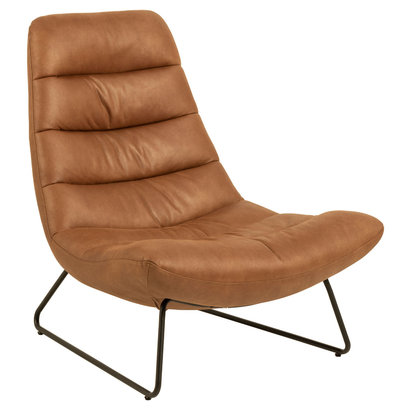 Milford fauteuil cognac.