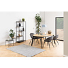 Avila bijzettafel Ã˜42 cm zwart.