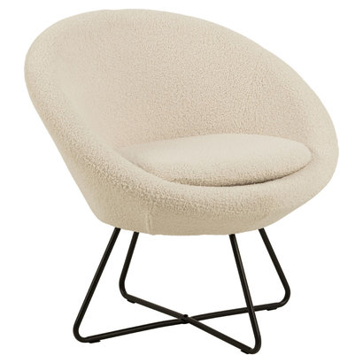 Center fauteuil beige.