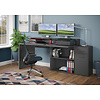 GamerBÃ¼ro bureau gamer 1 deur, 1 lade, 2 open vakken antraciet mat.