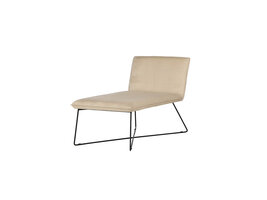 ebuy24 X-lounge bank dagbed velours beige.