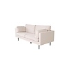 ebuy24 Boom bank 3 persoons fluweel licht beige.