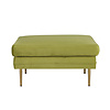 ebuy24 Boom poef, hocker velours messing, groen.