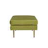 ebuy24 Boom poef, hocker velours messing, groen.
