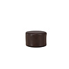 ebuy24 Eastport poef, hocker Ã˜41cm PU kunstleer bruin.