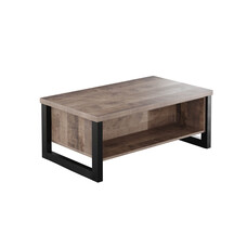 ebuy24 Emile salontafel 2 planken, eik decor.