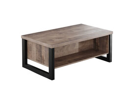 ebuy24 Emile salontafel 2 planken, eik decor.