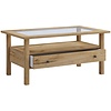 ebuy24 LingisL salontafel 1 lade 1 plank eik decor.