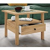 ebuy24 LingisM salontafel 1 lade 1 plank eik decor.