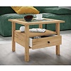 ebuy24 LingisM salontafel 1 lade 1 plank eik decor.