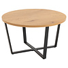 ebuy24 Amira salontafel Ø77 cm wild eik decor.