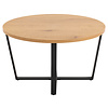 ebuy24 Amira salontafel Ø77 cm wild eik decor.