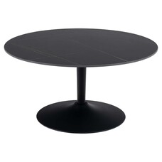 ebuy24 Mitol salontafel Ø90cm keramiek zwart.