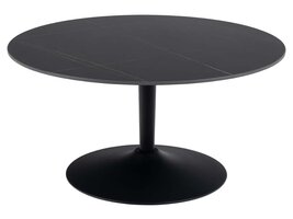 ebuy24 Mitol salontafel Ã˜90cm keramiek zwart.
