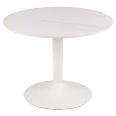 ebuy24 Mitol salontafel Ã˜60cm keramiek wit.