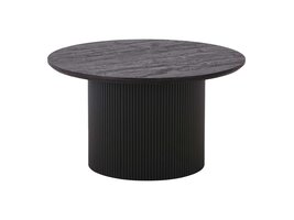 ebuy24 Boavista salontafel Ø80cm donker bruin.