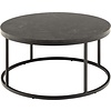 ebuy24 Sitro salontafel Ã˜80cm marmer zwart.