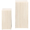 ebuy24 Drue salontafel voetstuk set van 2 stuks. beige.