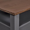 ebuy24 Luzerna salontafel 1 lade, 2 planken grijs.