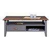 ebuy24 Luzerna salontafel 2 lade, 2 planken grijs.