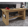 ebuy24 Kobila salontafel met 1 plank en 2 vakkenHoning eiken decor.