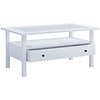 ebuy24 LingisL salontafel 1 lade 1 plank wit.