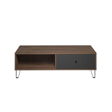 ebuy24 Montez salontafel 2 laden, 2 planken, grafiet.