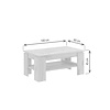 ebuy24 Titan salontafel wit.