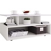 ebuy24 Esila salontafel 4 planken wit.