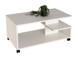 ebuy24 Olus salontafel 4 planken wit.