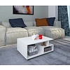 ebuy24 Sulas salontafel 4 planken wit.