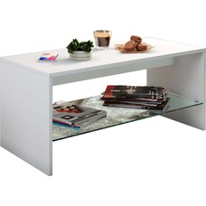 ebuy24 Wisal salontafel 1 plank wit.