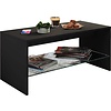 ebuy24 Wisal salontafel 1 plank zwart.