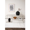 ebuy24 Staal salontafel beige.