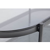 ebuy24 Bayolo salontafel 1 plank, glas rookkleurig.