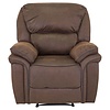 ebuy24 Saranda fauteuil , Recliner met voetsteun bruin.
