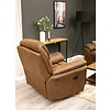 ebuy24 Saranda fauteuil , Recliner met voetsteun bruin.