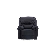 ebuy24 Saranda fauteuil , Recliner met voetsteun zwart.