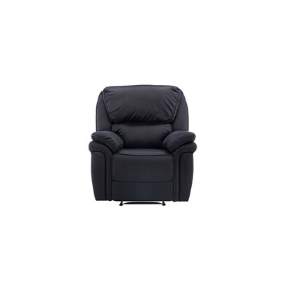 ebuy24 Saranda fauteuil , Recliner met voetsteun zwart.