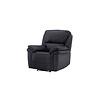 ebuy24 Saranda fauteuil , Recliner met voetsteun zwart.