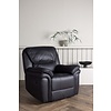 ebuy24 Saranda fauteuil , Recliner met voetsteun zwart.