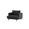ebuy24 Sofia fauteuil zwart.
