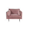 ebuy24 Boom II fauteuil velours oudroze.