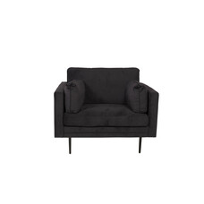 ebuy24 Boom II fauteuil velours zwart.