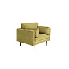 ebuy24 Boom II fauteuil velours groen.