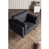 ebuy24 Boom fauteuil zwart.