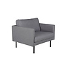 ebuy24 Zoom fauteuil grijs.